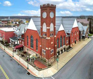 Arial-View-Of-Church-Office-In-Dubois-scaled